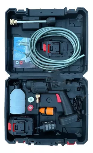 Hidrolavadora Alta Presion Inalambrica Con 2 Baterias Recargables